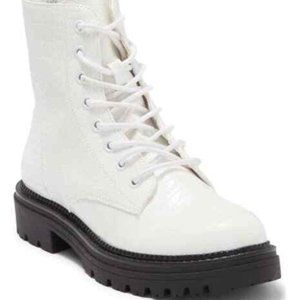 🩷 2xHP Best in Shoes🩷 Coconuts by Matisse Suzie White Croc Boots Size 7M